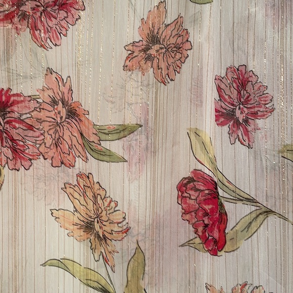 Rose + Olive sheer blouse size M - Picture 2 of 8